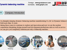 JP Dynamic Balancing Machine Company