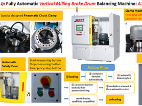 Automatic Balancing Machine for Brake Drum