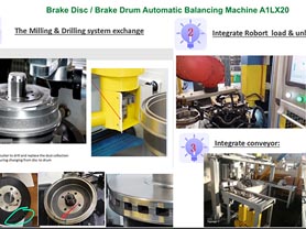 Brake disc Brake Drum Automatic Balancing Machine