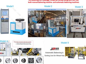 Wheel Set Hub Rim Automatic Balancing Machine