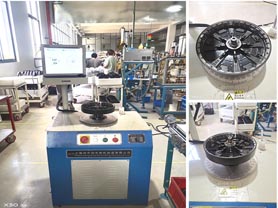 Drum Motor Magnetic Steel Rotor Verical Balancing Machine