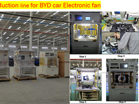 Balancing Assembly Production Line for BYD Car Electronic Fan