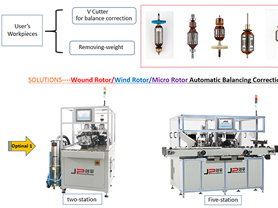 Wound Rotor/Wind Rotor/Micro Rotor Automatic Balancing Machine