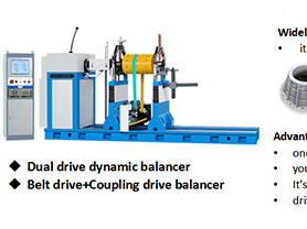 Dual Drive Dynamic Balancer Machine