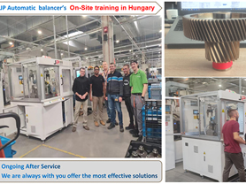 JP Gear Automatic Balancing Machine on Site Traing in hungary