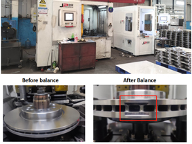 Automatic Balancing Machine for Brake Disc