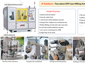 Two Plane Diff Case Milling Automatic Balancing Machine