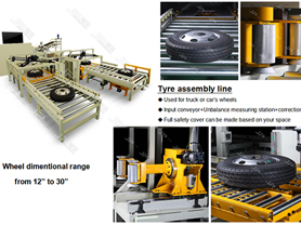 Automatic Tyre Assembly Line for Passenger Cars