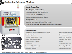 Automotive Cooling Fan Balancing Machine