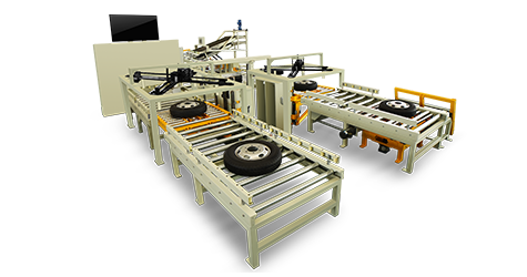 Automatic Tire Double Assembly Line Balancer