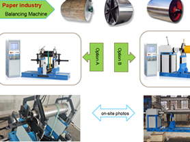 Paper Industry Balancing Machine