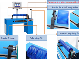 JP Balancing Machine for Cross Flow Fan