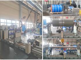 Paper Roll Dryer Cylinder Balancing Machine