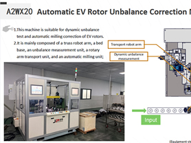 Automatic EV Rotor Balancing Machine