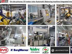 EV Motor Rotor Automatic Balancing Machine Integrated into Assembly Line