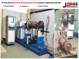 3T Horizontal Dual Drive Balancing Machine