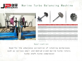 Balanceador de Turbinas Marine Turbo Balancing Machines