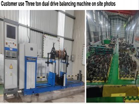 3Ton Dual Drive Balancing Machine Horizontal balancing machine