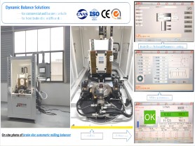 Brake Disc Automatic Milling Balancing Machine