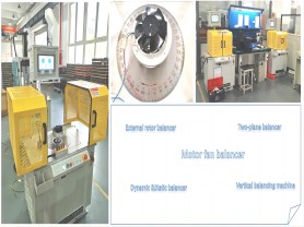 5kg Two Plane Vertical Balancing Machines for External Rotor Motor Fan