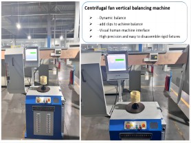 Centrifugal Fan Vertical Balancing Machine