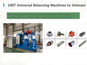 100T Universal Joint Drive Horizontal Balancing Machine