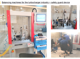 Balancing Machine for Turbocharger Industry +Safety Guard Device