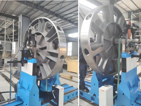 10T Fan Wind Wheel Rotor Balancing Machine