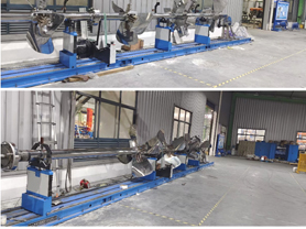 3T Screw Propeller Dual Drive Horizontal Balancing Machines