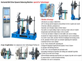 Balanceadora de turbos turbo balancing machine