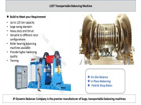 JP Balancing Machine | Mobile Balancing Machine 125T