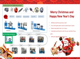 Christmas & New Year's Day discount for buying JP balancing machine!