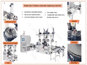 Automatic Five Station Brake Rotor Balancing Machine