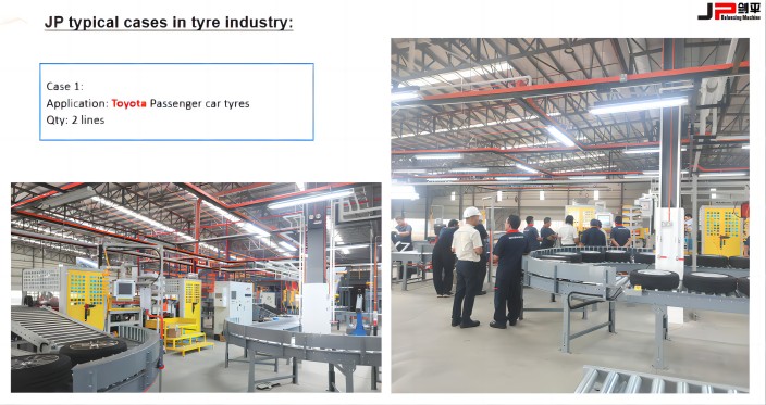 JP Tyre Wheel Assembly line for Toyota Passenger car Tyres and Foton ...