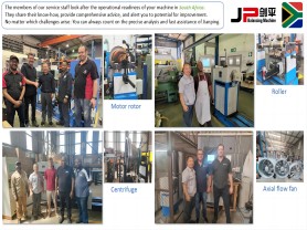 JP Balancing Machine on-site service: cross borders, close to demand