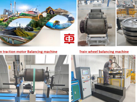 Balancers for Train Wheel and Train Traction Motor