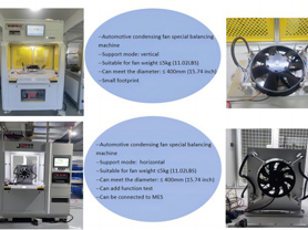 JP Balancing Machine for Automotive Fan Heaters and Cooling Fans