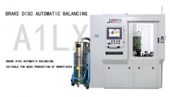 Vertical milling automatic balancing machine for brake disc