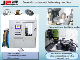 Jp High Precision Brake Disc Automatic Balancing Machine