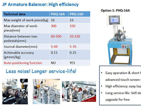 JP High Efficiency Armature Balancer