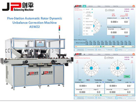 Five Station Automatic Rotor Balancing Machine