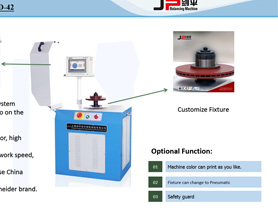 JP Vertical Balancer for Disc Shaped Rotors