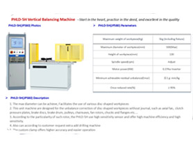 Small vertical Balancing Machines