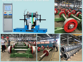 Belt Balancing Machine for Train Wheel