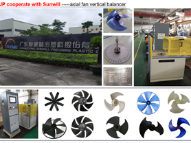 Axial Fan Vertical Balancing Machine