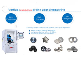 Vertical Drilling Balancing Machines Longitudinal / Axial