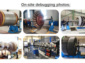 On-Site Debugging of Large Rotor Balancing Machines