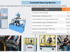 JP Crankshaft Balancing Machines