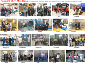 Footprint of JP Balancing Machine After-Sales