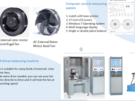 External Rotor Motor Fan Balancing Machine